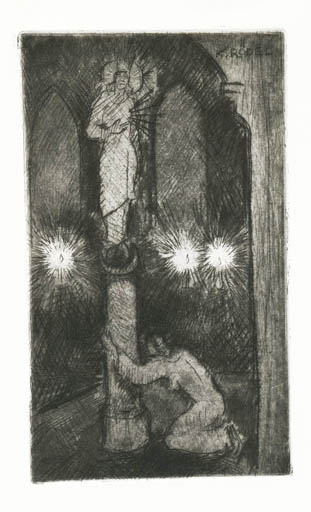 Exlibris by Rudolf Koch from Germany for Klaus Rödel - Literature 