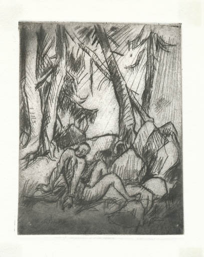 Exlibris by Rudolf Koch from Germany for Klaus Rödel - Literature 