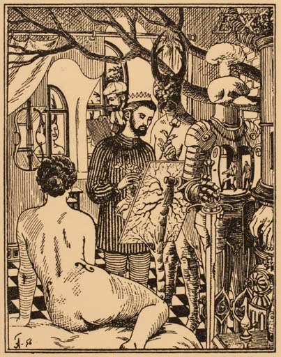 Exlibris by Thomas Arnel from Denmark for Thomas Arnel - Art 