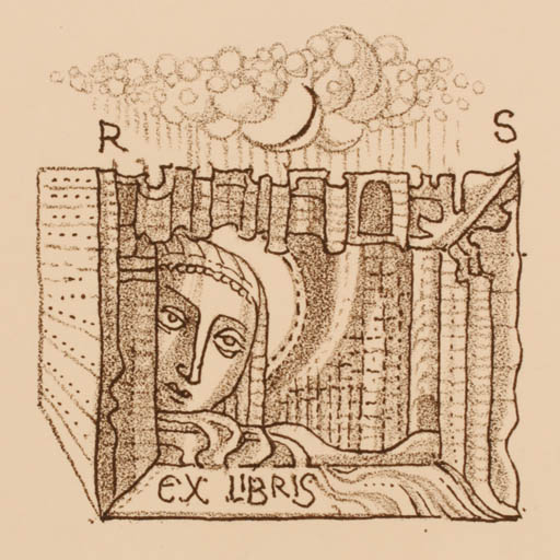 Exlibris by Ramonas Kestutis from Lithuania for Ramonas Kestutis - 