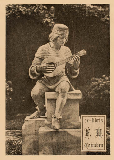 Exlibris by ? Unbekannt from Portugal for Dr. Francisco Morais - Music 