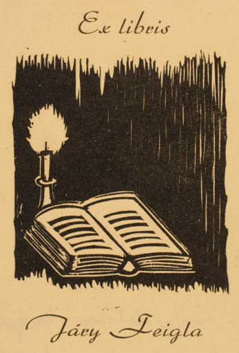 Exlibris by ? Unbekannt from Czech Republic for Jary Feigla - Book 