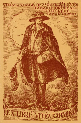 Exlibris by ? Unbekannt from Czech Republic for Vittez Kanabed - Hobby Man 