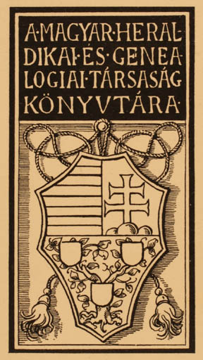 Exlibris by ? Unbekannt from Hungary for ? Magyir Heraldikai Genealogiai - Heraldry 