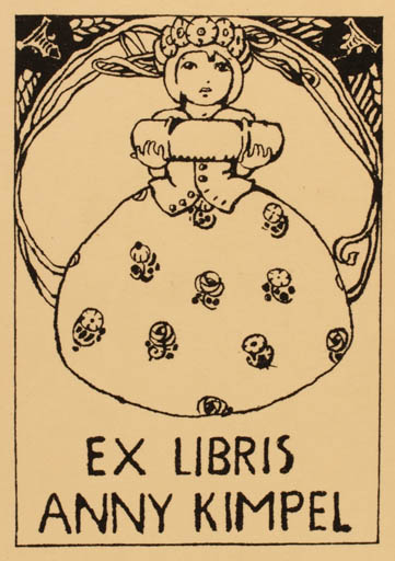 Exlibris by ? Unbekannt from Unknown for Anny Kimpel - Child Jugend 