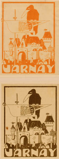 Exlibris by ? Unbekannt from Unknown for Pista Varnay - City Fauna 