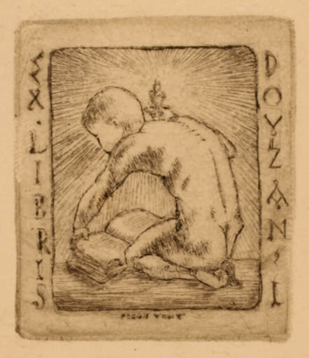 Exlibris by ? Unbekannt from Unknown for I. Doyzan - Child Book 